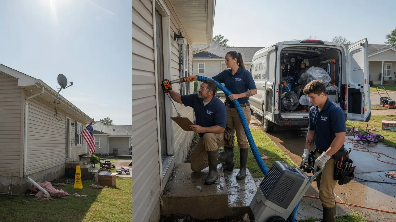 Ceiling Water Damage Restoration in Vincent, OH near me